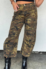 Load image into Gallery viewer, Camo Bex Barrel Jeans *PreOrder ETA Ship 11/1*