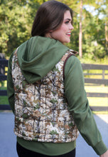 Load image into Gallery viewer, Delilah Camo Puffer Vest *PreOrder ETA Ship 12/15*