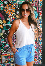 Load image into Gallery viewer, Solid Dusty Blue Everyday Shorts