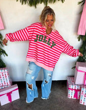 Load image into Gallery viewer, *PREORDER* Jolly Pullover - Pink & Red *ETA Ship 10/15*