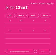 Load image into Gallery viewer, Textured Leopard Leggings