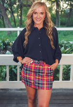 Load image into Gallery viewer, Patterned In Plaid Skort