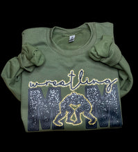 Load image into Gallery viewer, Wrestling Mom Cozy Sweatshirt *Assorted Color Options*