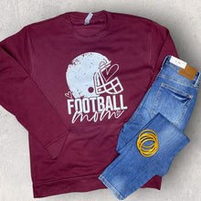 Load image into Gallery viewer, Football Mom Kangaroo Pocket Crew *Assorted Colors*