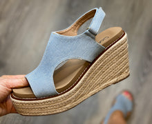 Load image into Gallery viewer, Corky’s Freddie Denim Wedge