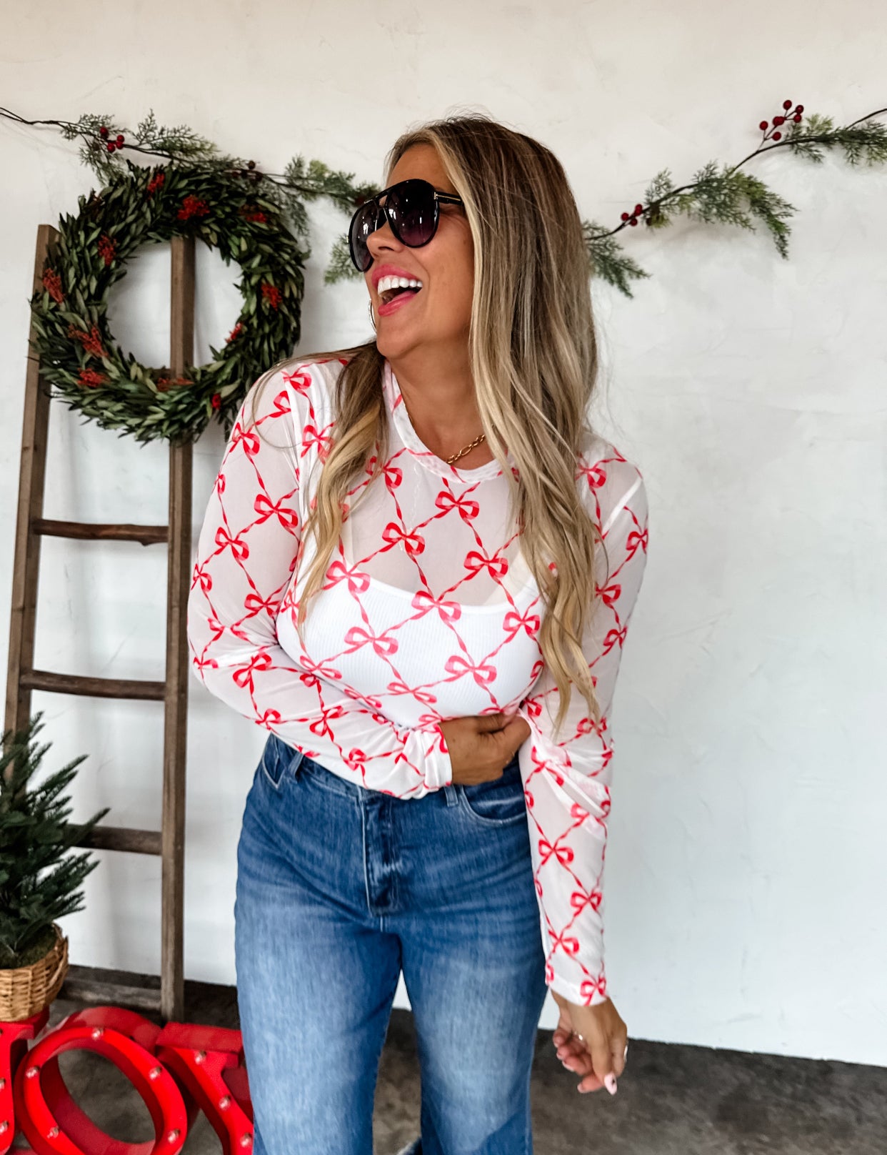 Mesh It Up Red Bows *PreOrder ETA Ship 10/30*
