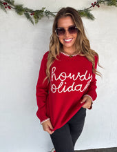 Load image into Gallery viewer, Santa &amp; Howdy Holiday Sweaters  *Preorders ETA Ship 10/30*
