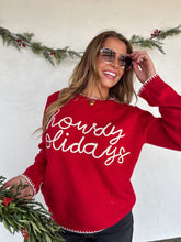 Load image into Gallery viewer, Santa &amp; Howdy Holiday Sweaters  *Preorders ETA Ship 10/30*
