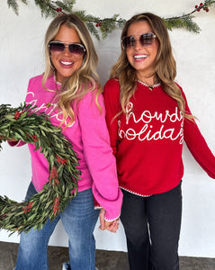 Santa & Howdy Holiday Sweaters  *Preorders ETA Ship 10/30*