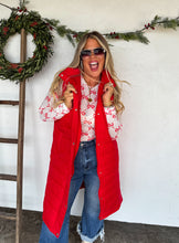 Load image into Gallery viewer, Kendall Long Puffer Vest *PreOrder ETA Ship 11/5*
