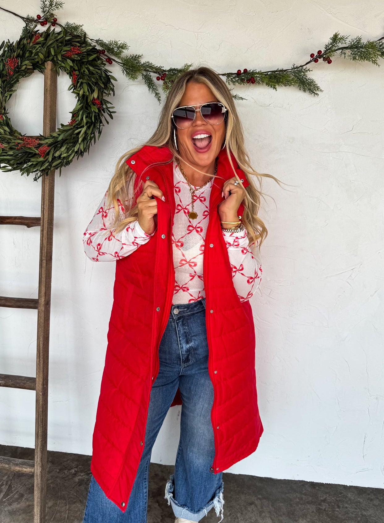 Kendall Long Puffer Vest *Begins Shipping 11/10*