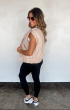 Load image into Gallery viewer, Harlow Puffer Vest - Tan
