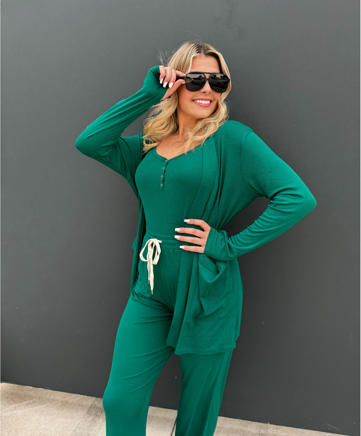 Soft Landing Romper & Cardi Set *PreOrder ETA 12/10*