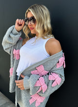 Load image into Gallery viewer, 3 Color Options* Sweet Bow Cardigan *PreOrder ETA 12/15*
