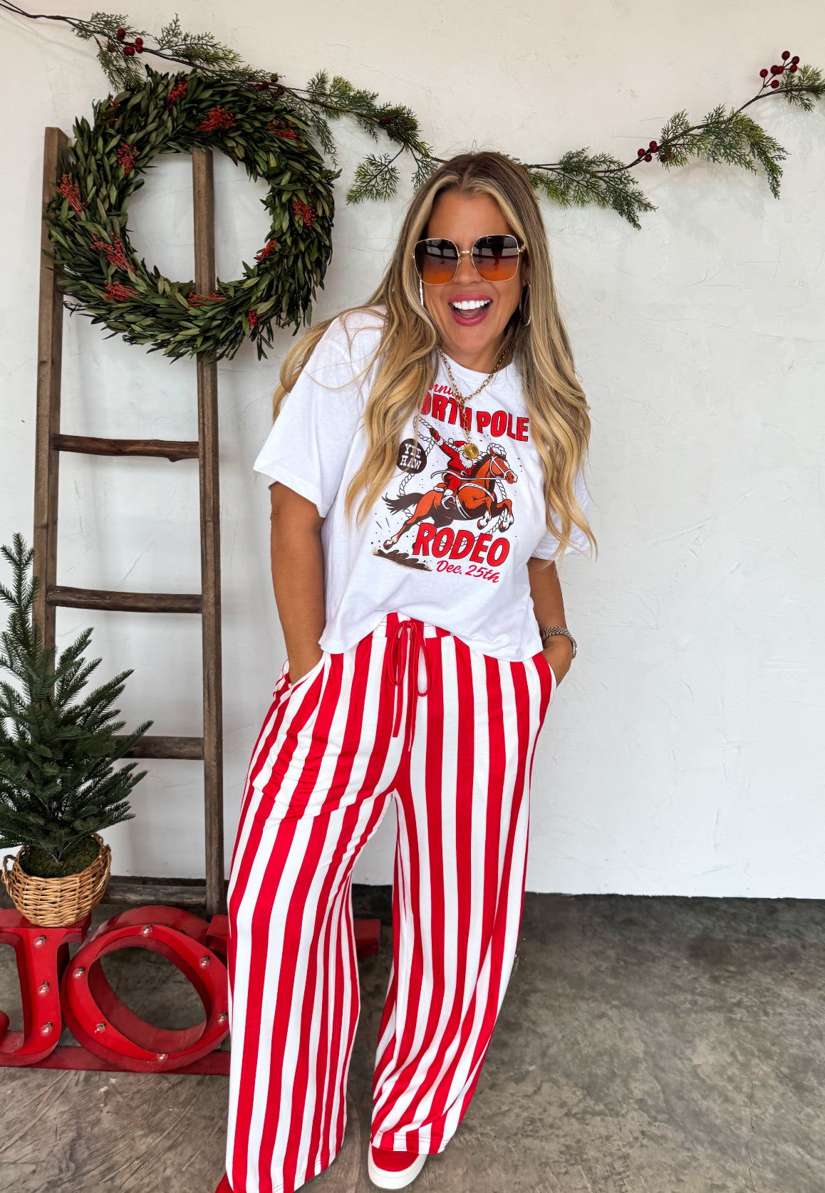 Vertical Vibes Pants - Red *PreOrder ETA Ship 11/5*
