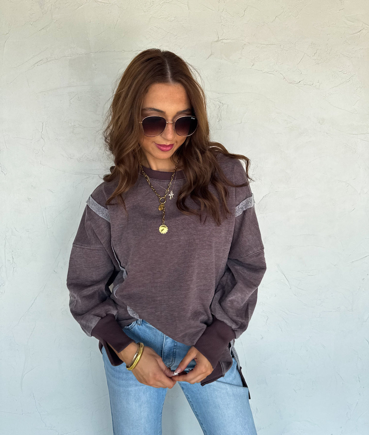 Classic Crew Pullover - Chocolate Mousse *Preorder ETA Ship 10/5*