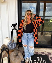 Load image into Gallery viewer, *𝐏𝐑𝐄𝐎𝐑𝐃𝐄𝐑* Reversible Halloween Cardigans
