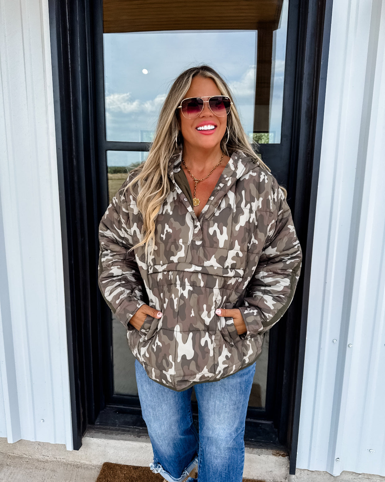 Peyton Puffer Jacket - Camo *Preorder ETA Ship 11/10*