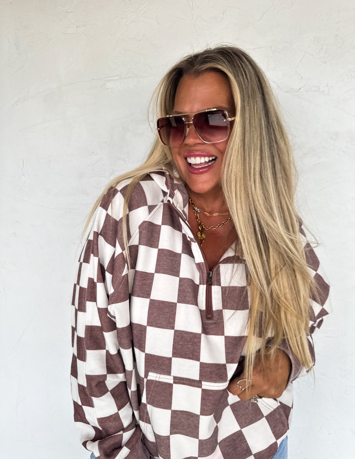 Check Pullover