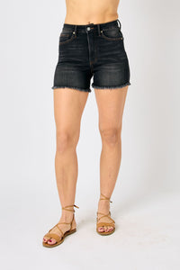 Black Beauty Tummy Control Judy Blue Shorts