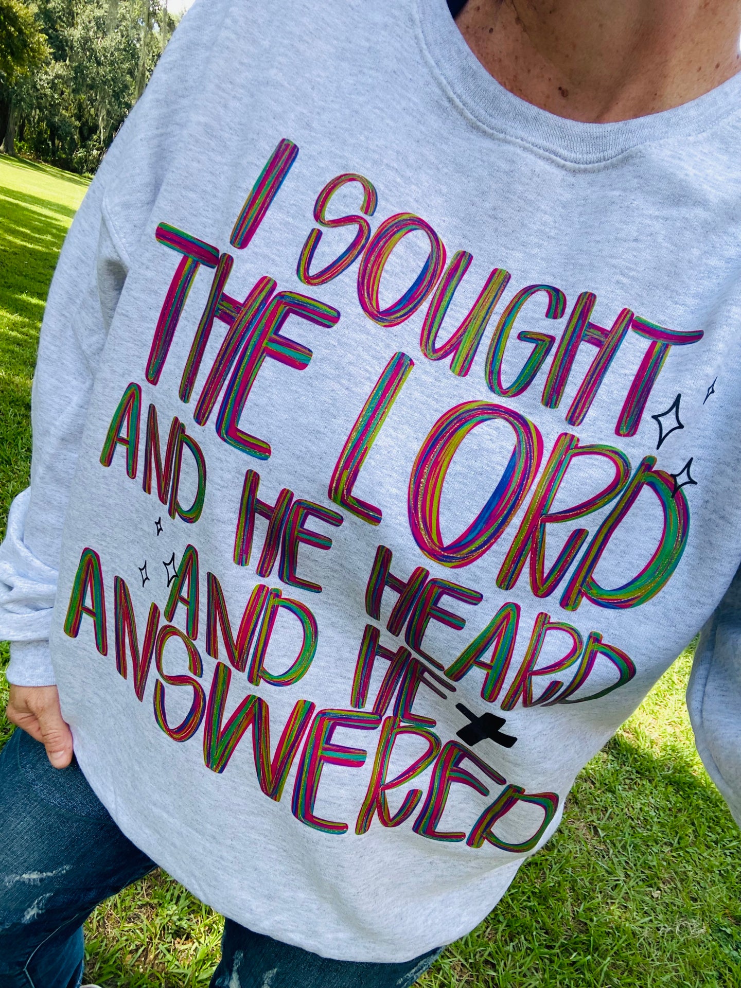 He Answered Tee, Crew, Hoodie