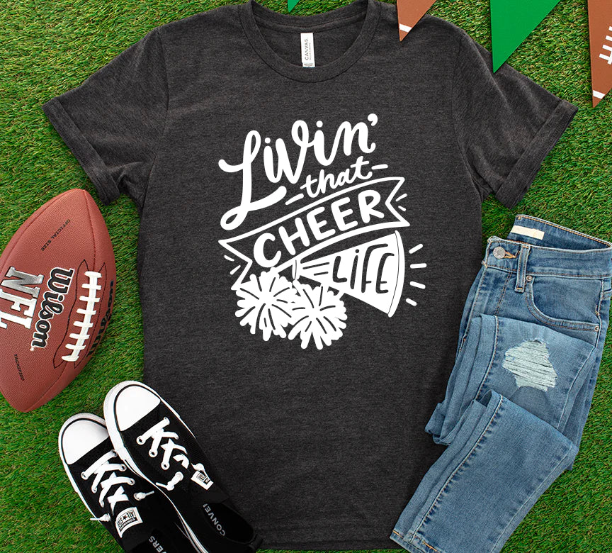 Livin’ That Cheer Life Crew Neck Tee