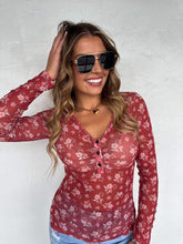 Load image into Gallery viewer, Annie V Neck Mesh Top *Preorder ETA Ship 11/25*
