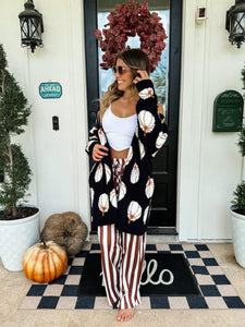 Fall Pumpkin Cloud Cardigan