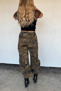 Camo Bex Barrel Jeans *PreOrder ETA Ship 11/1*