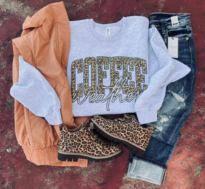 Leopard Coffee Weather Crew