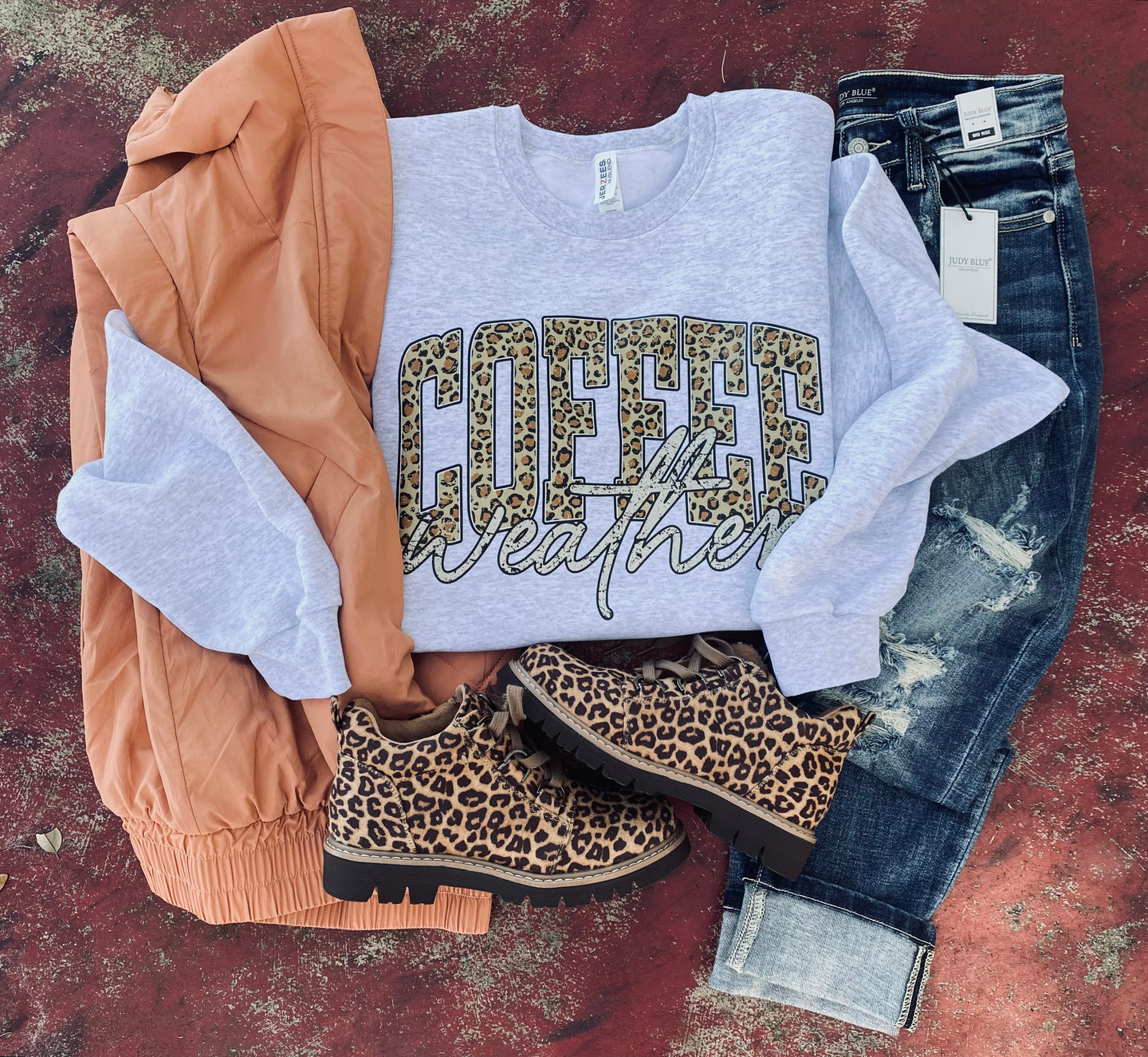 Leopard Coffee Weather Crew