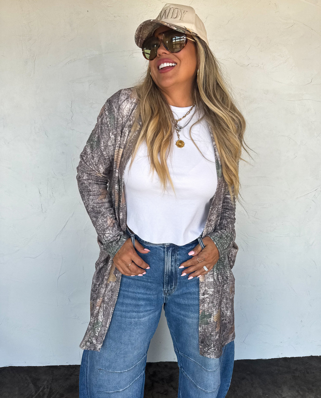 Woodland Camo Lola Cardigan *PreOrder ETA Ship 11/10*