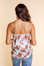 Load image into Gallery viewer, Off To The Races Satin Tank *Final Sale*
