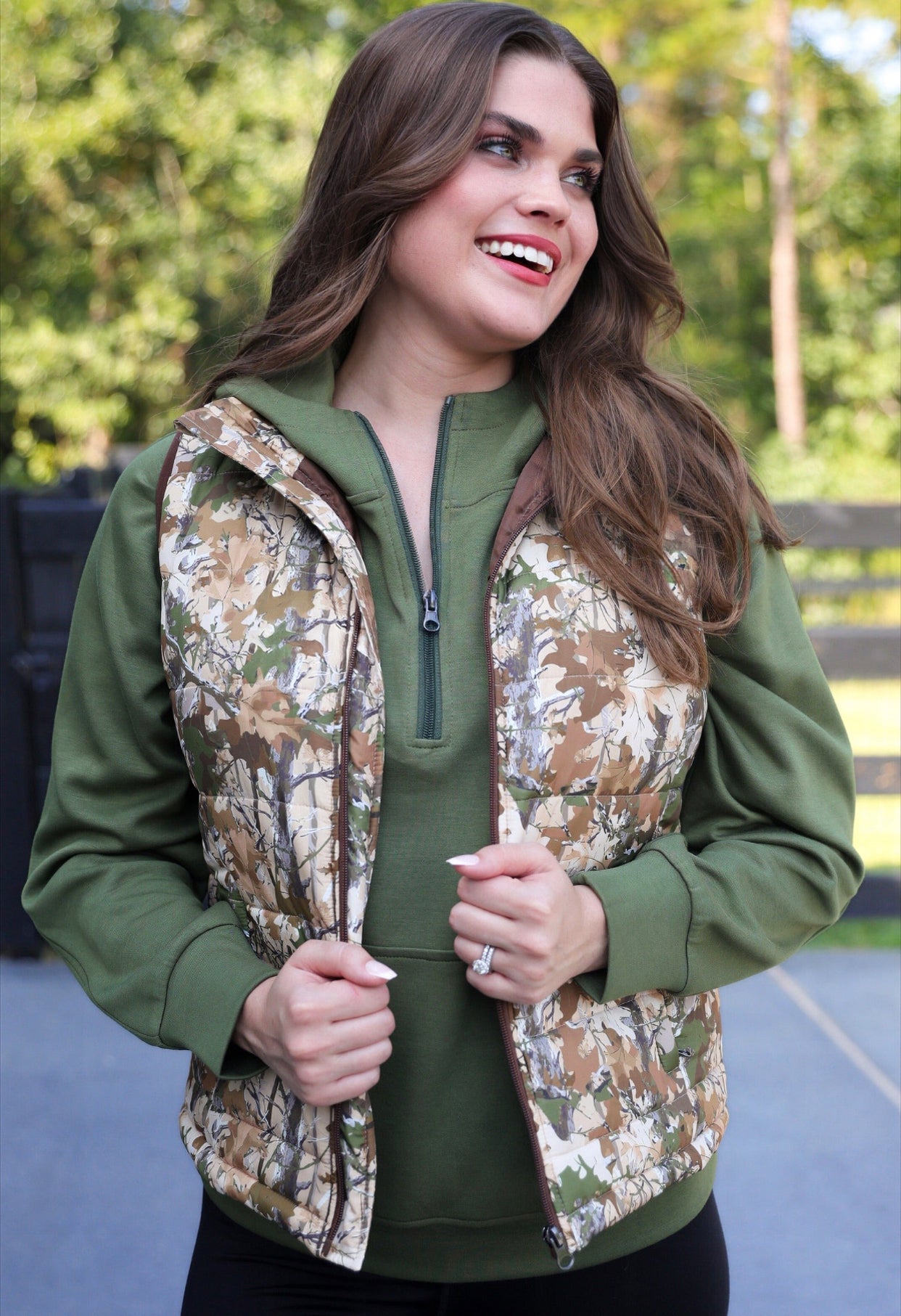 Delilah Camo Puffer Vest *PreOrder ETA Ship 12/15*