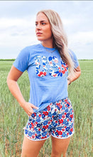 Load image into Gallery viewer, USA Floral Tee

