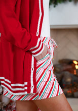 Load image into Gallery viewer, Candy Cane Stripes Skort

