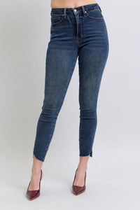 Tummy Control Step Hem Judy Blue Jeans