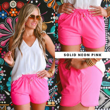 Load image into Gallery viewer, Solid Neon Pink Everyday Shorts *PreOrder ETA Ship 3/5*
