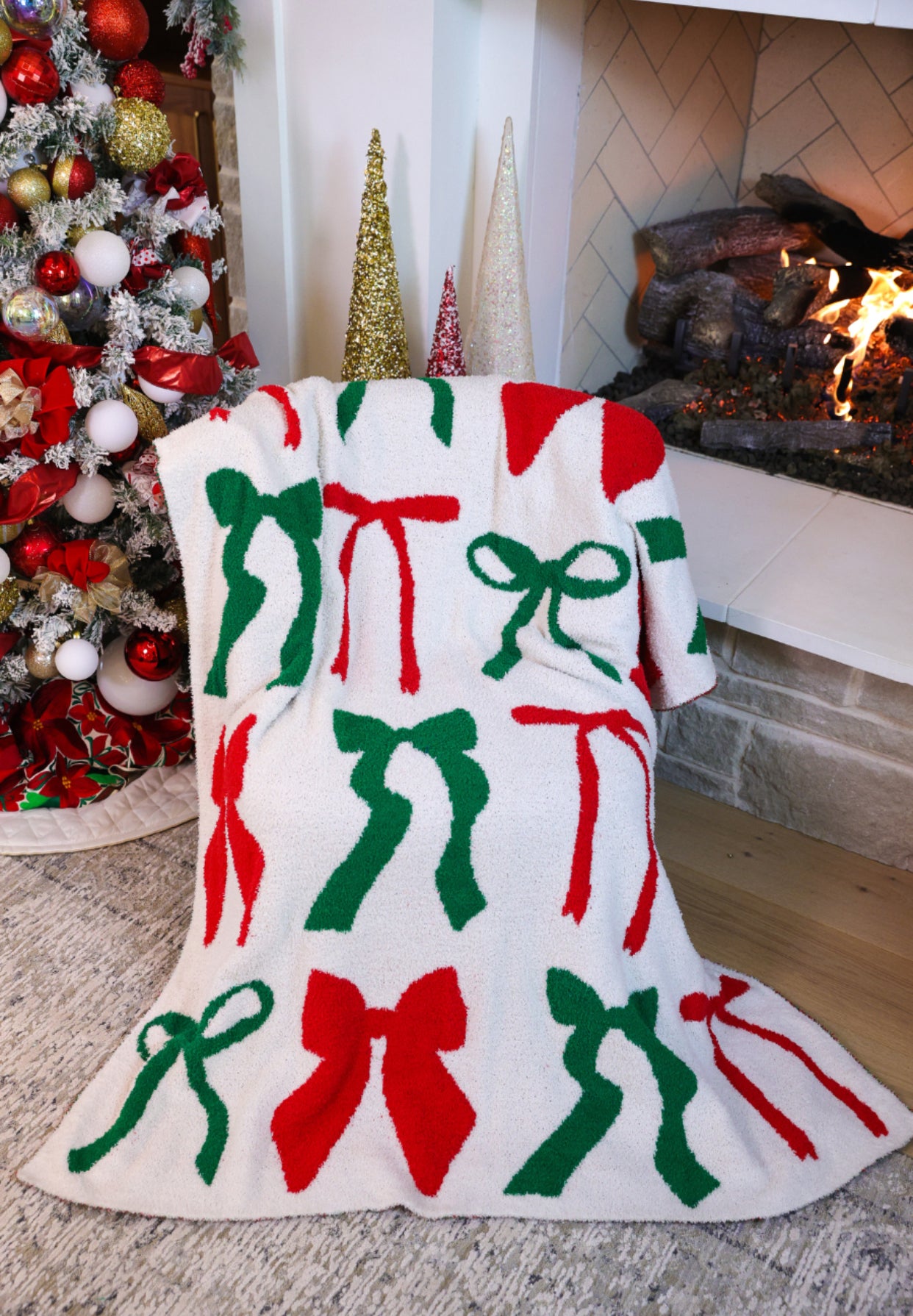 Midnight Bow Blanket