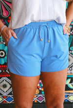 Load image into Gallery viewer, Solid Dusty Blue Everyday Shorts *PreOrder ETA Ship 3/5*
