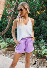 Load image into Gallery viewer, Solid Lavender Everyday Shorts *PreOrder ETA Ship 3/5*
