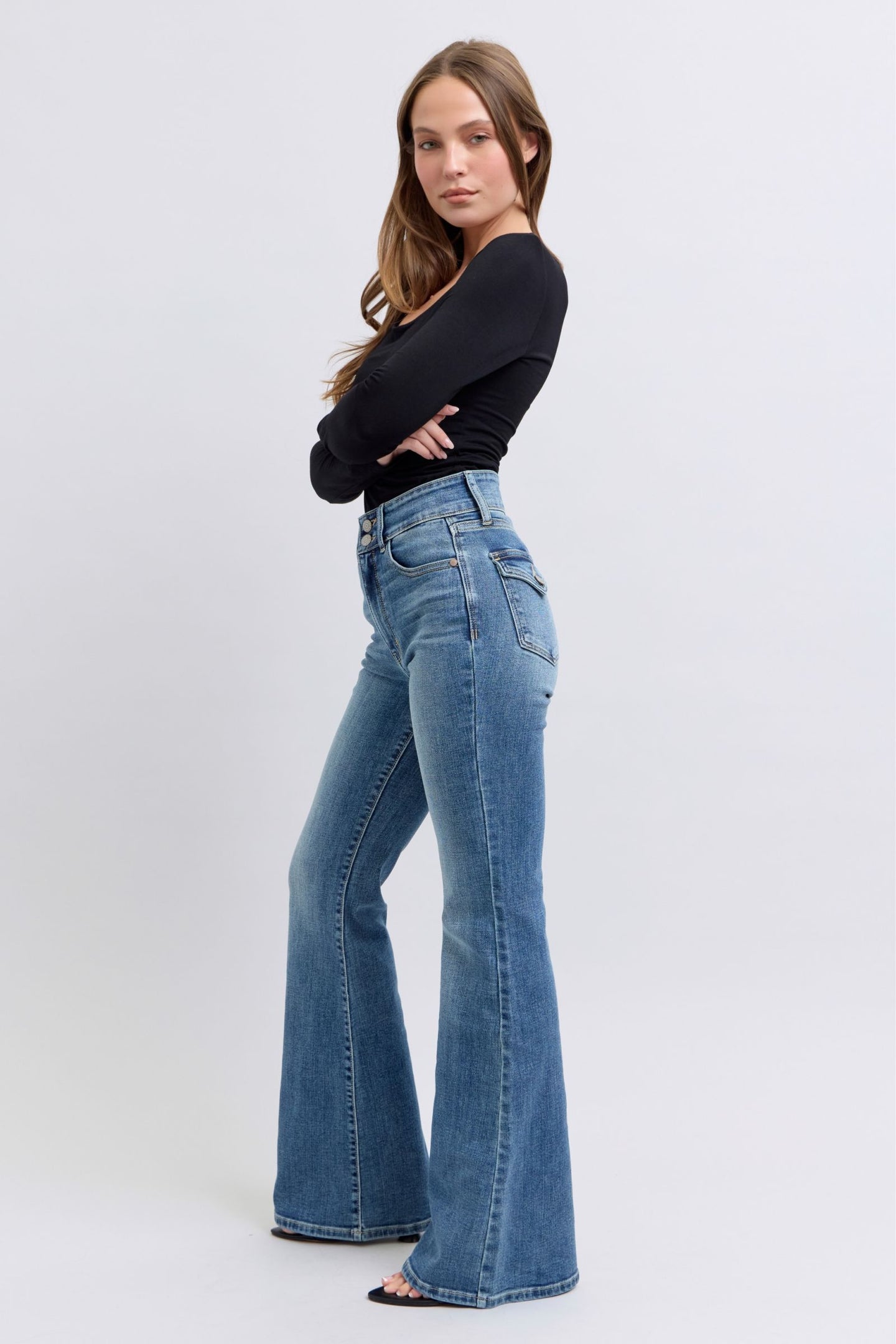 The Beverly Judy Blue Flares