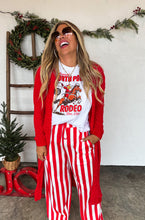 Load image into Gallery viewer, Poppy Knit Popcorn Cardigan - Red *Begins Shipping 11/10*
