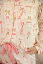 Load image into Gallery viewer, Bows &amp; Bubbly Ruffle Pajama Set *Begins Shipping 11/20*
