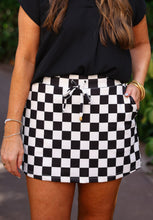 Load image into Gallery viewer, Checkerboard Checkered Skort *PreOrder ETA Ship 3/5*
