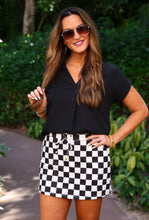 Load image into Gallery viewer, Checkerboard Checkered Skort *PreOrder ETA Ship 3/5*
