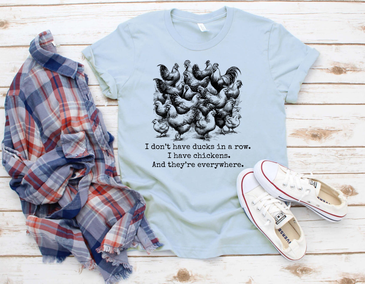Chickens Everywhere Tee