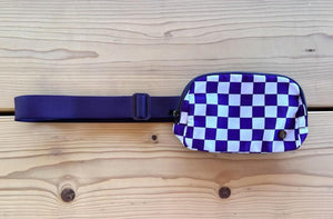 Checkered Game Day Bum Bags