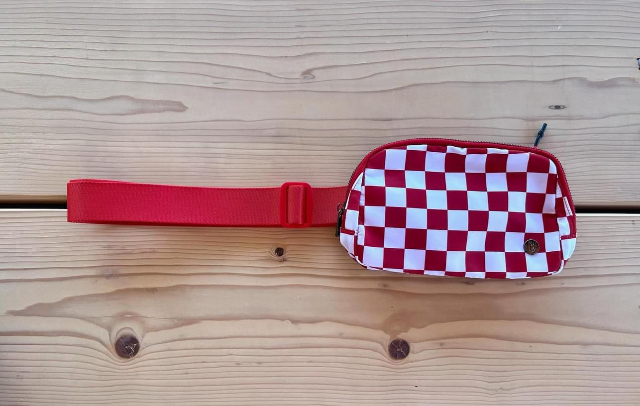 Checkered Game Day Bum Bags