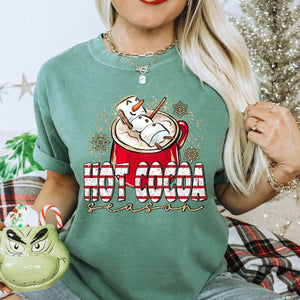 Hot Cocoa Season Crew Neck Tee